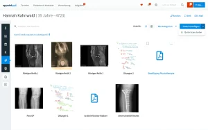 Befunde und Dokumente sicher speichern in appointmed.